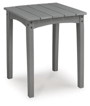 Cove Beach - Square End Table - Gray