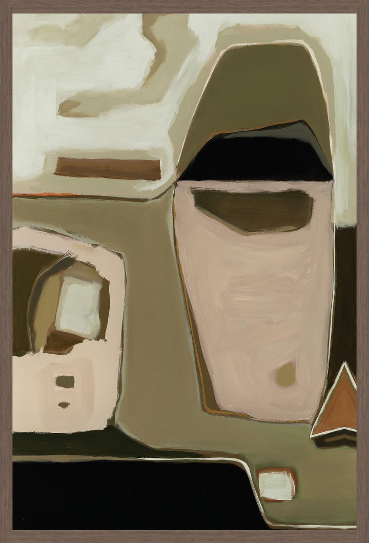 Observe - Painting 48" x 72" By Buddy Whitlock - Walnut