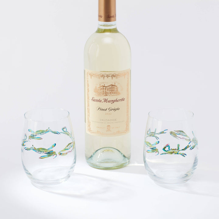 Wine Glass - Bay Blues: Default Title