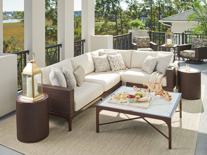 Abaco - Square Cocktail Table - Dark Brown