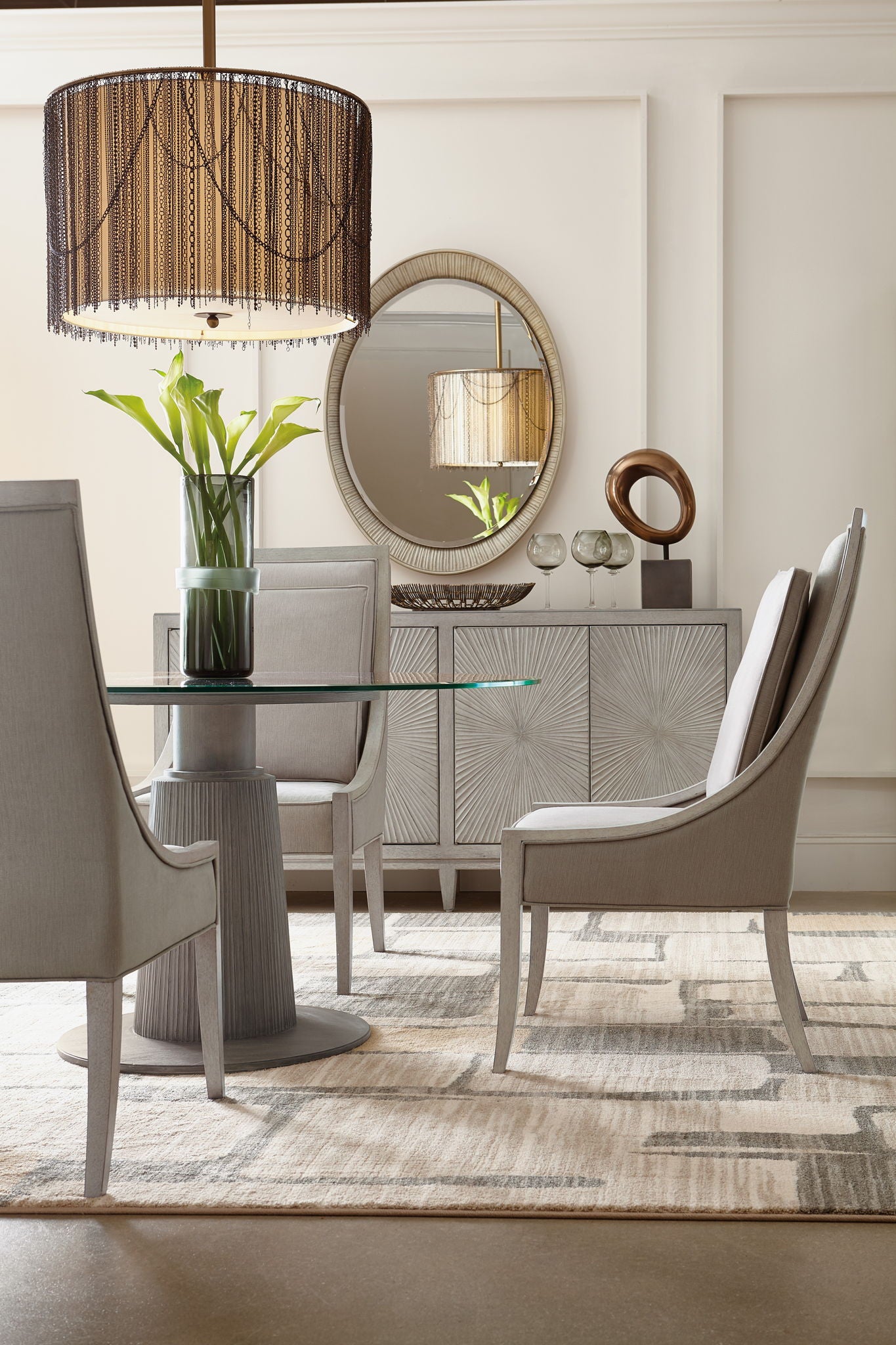 Elixir - Host Chair - Pearl Silver