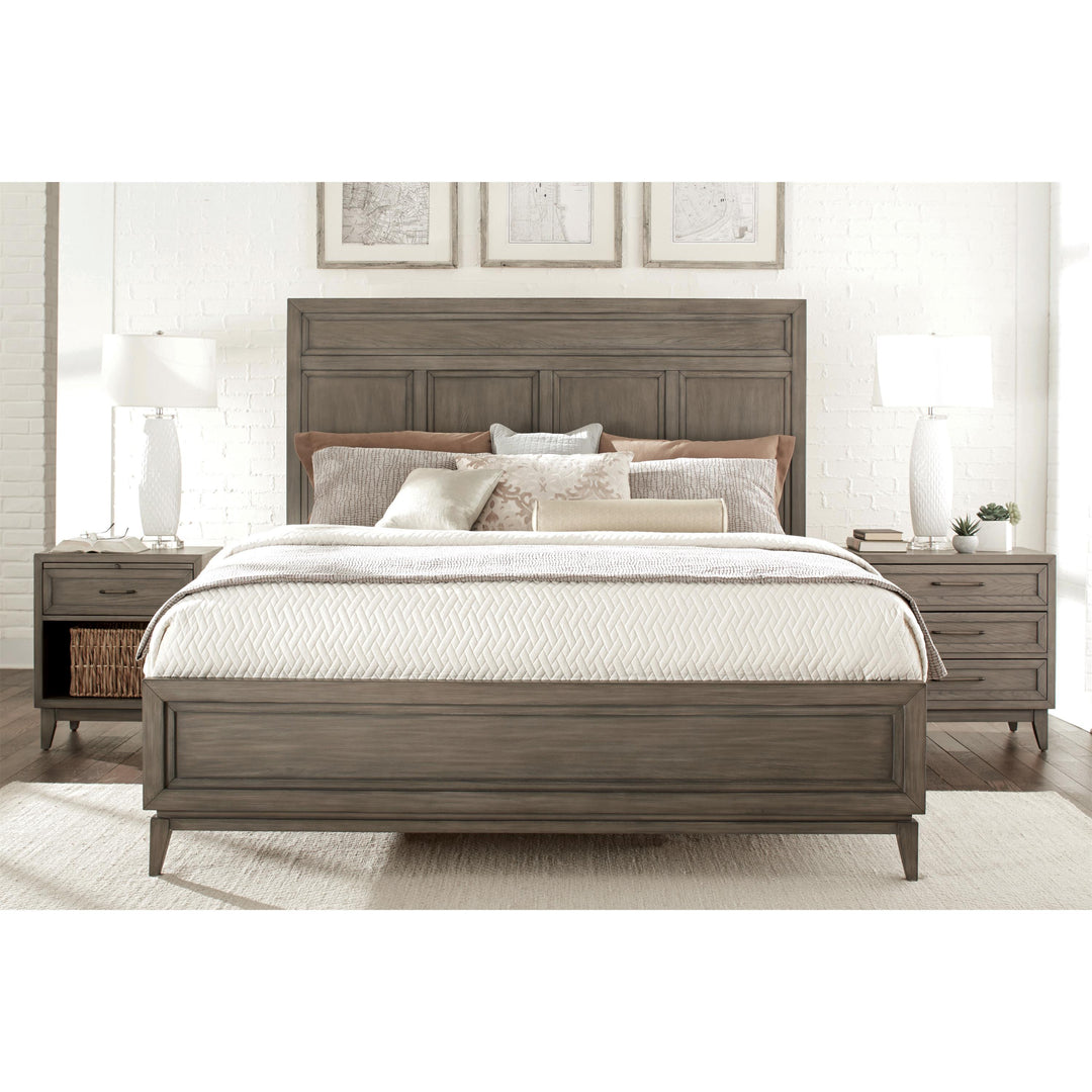Vogue - Three Drawer Nightstand - Dark Brown