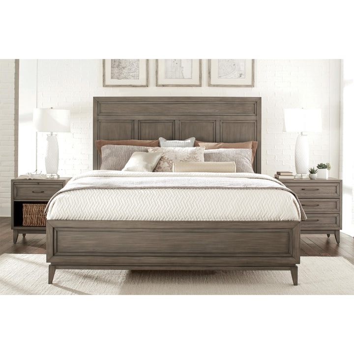 Vogue - Three Drawer Nightstand - Dark Brown