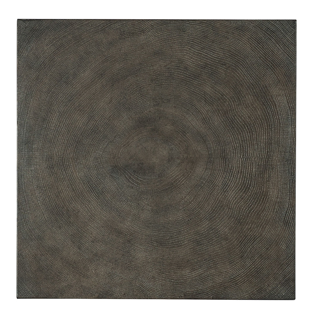 Commerce And Market - Twister End Table - Dark Brown