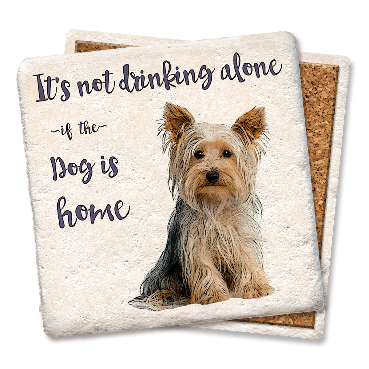 Coasters It's Not Drinking Alone Dog Coaster
