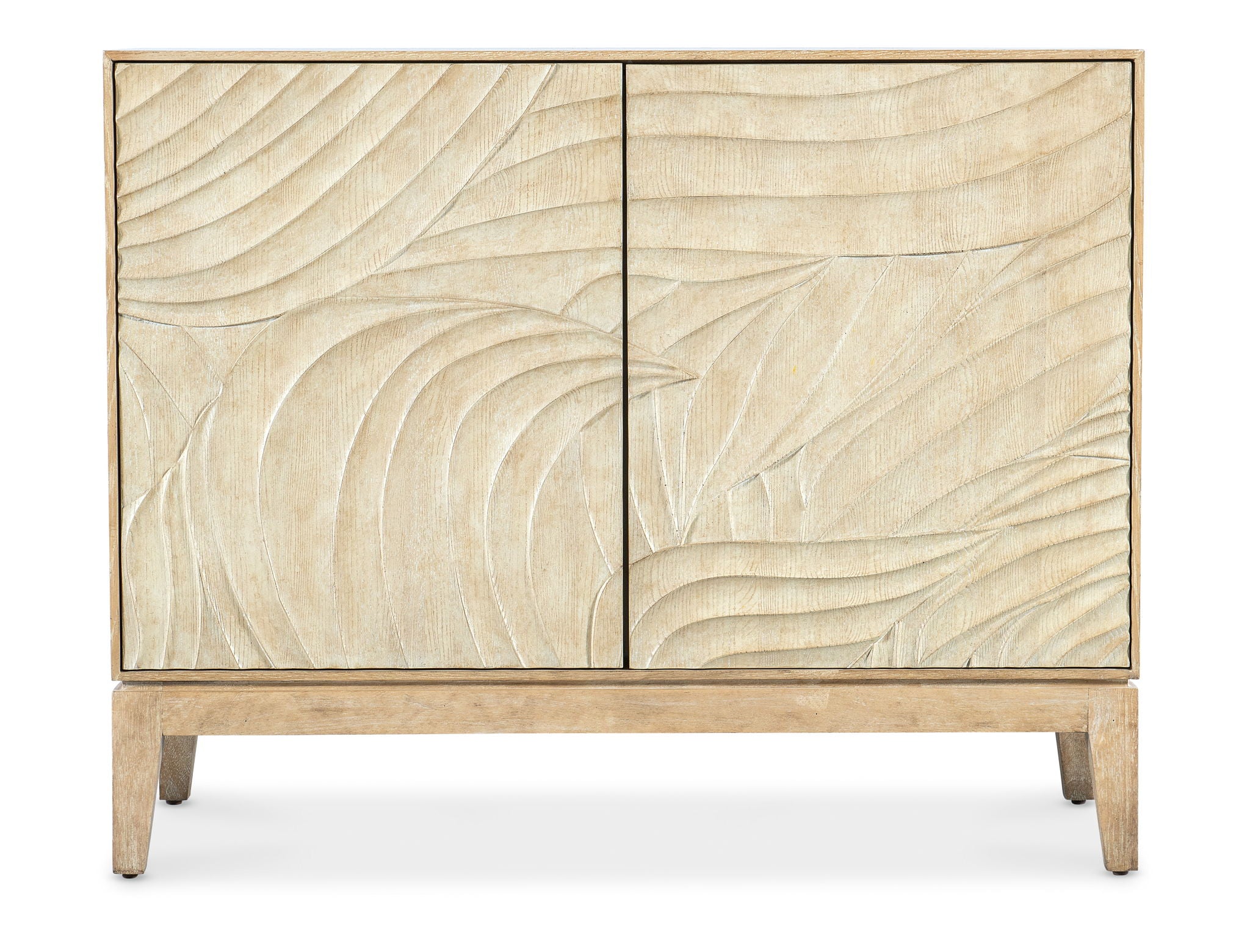 Retreat - Carved Nightstand - Beige