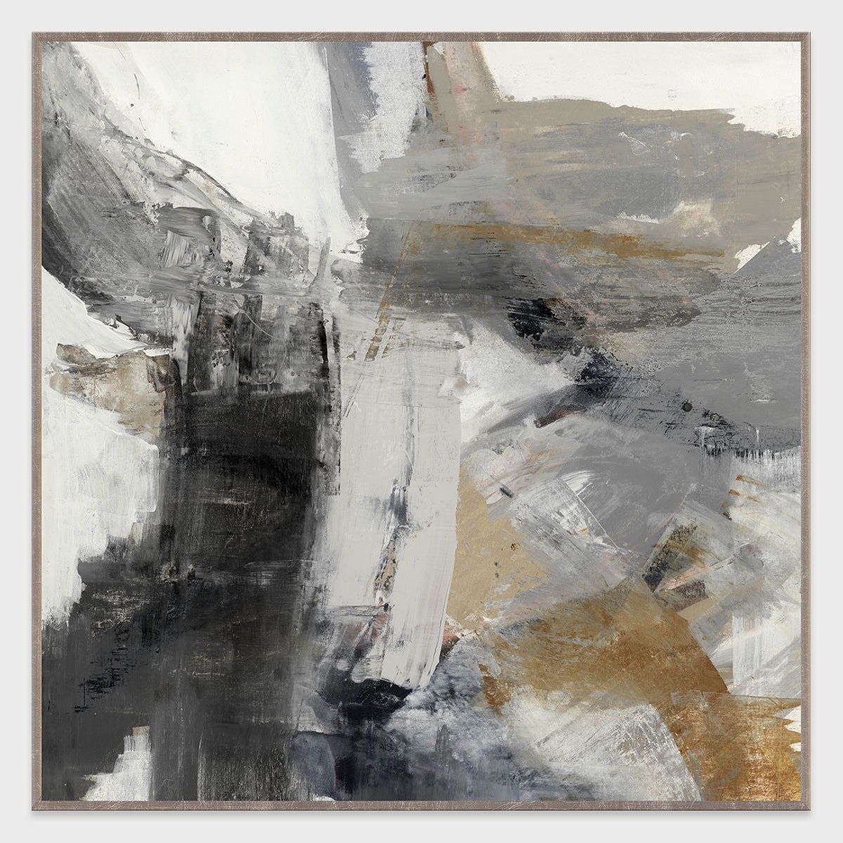 Cause II - 48" x 48" Painting By Buddy Whitlock - Champagne