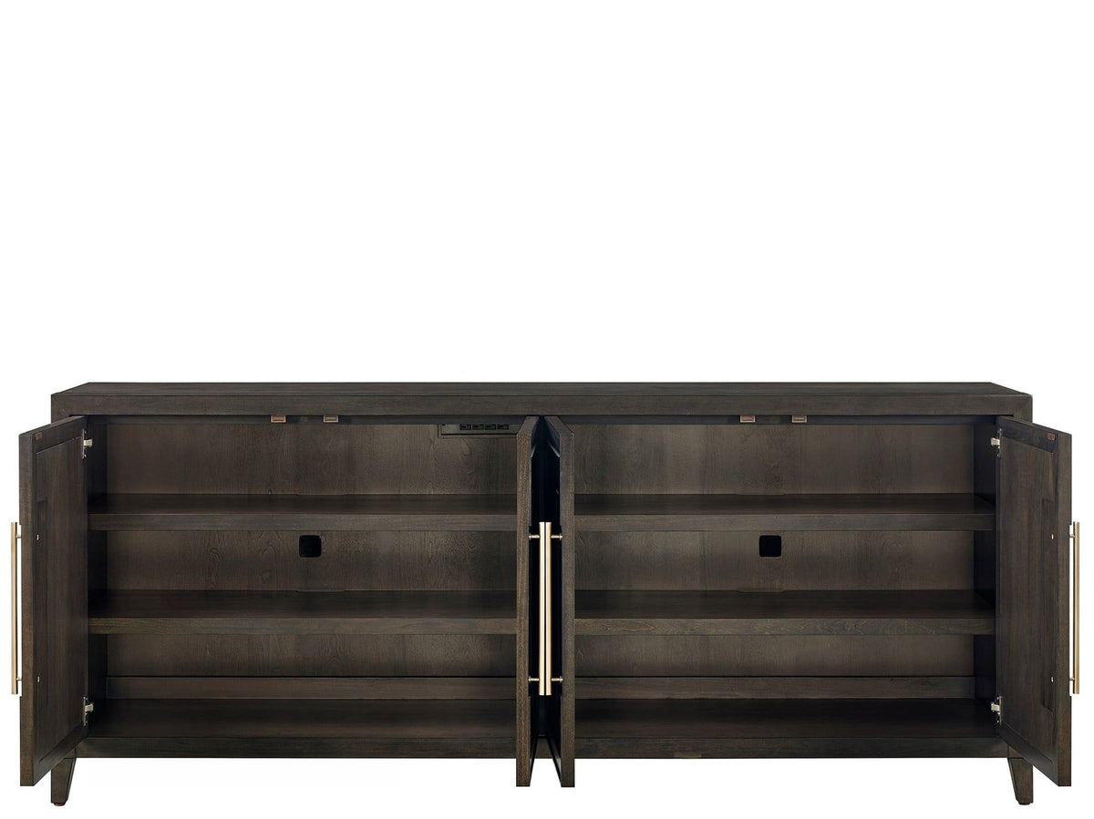 Fenwick - Embossed Credenza - Dark Brown