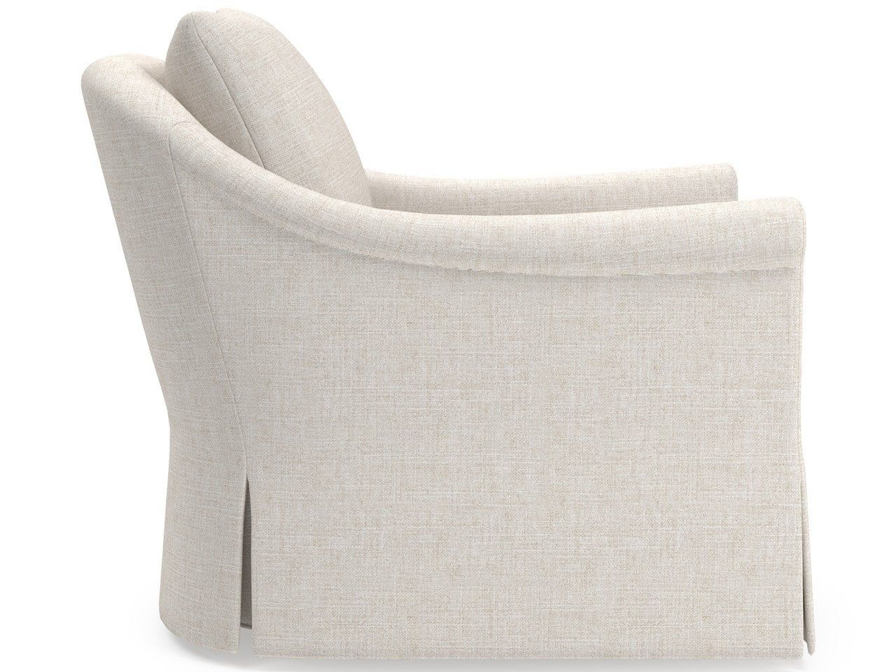 Rowan - Skirted Swivel Glider, Special Order - White