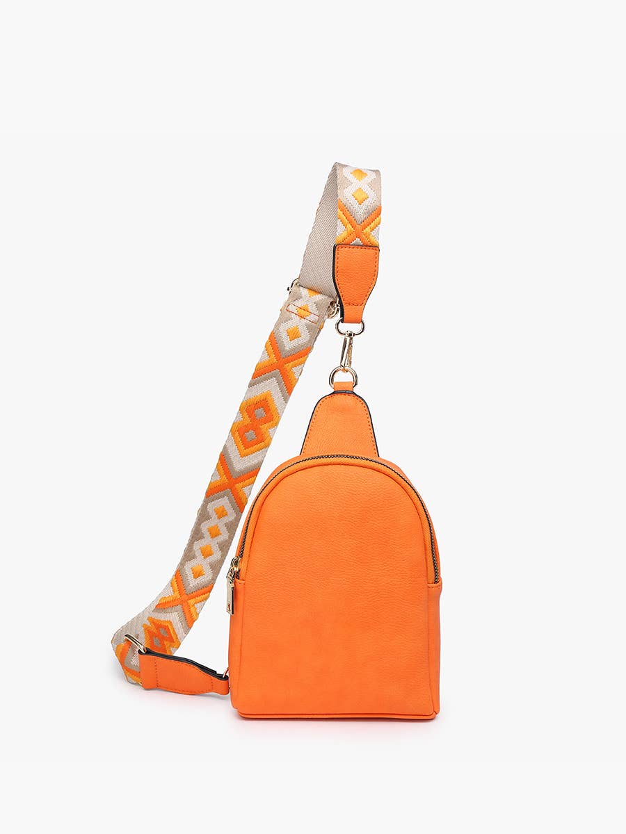 M2436 Ellen Sling Bag w/ Removable Guitar Strap: Brown