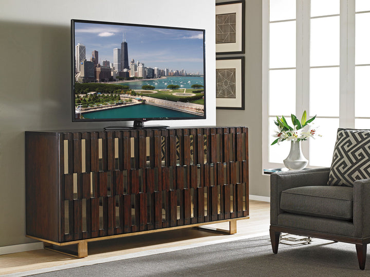 Studio Designs - Quantum Media Console - Dark Brown