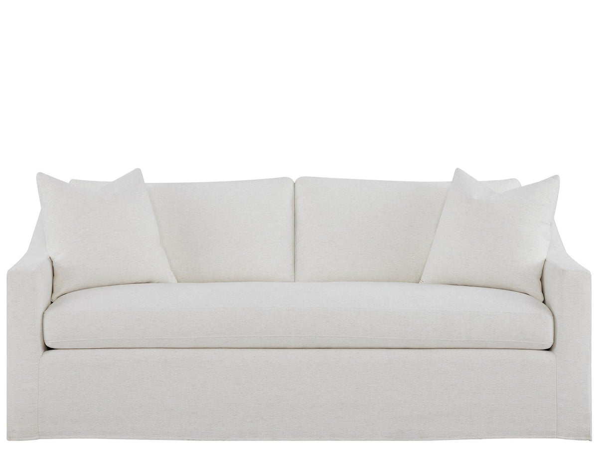 Augustine - Slipcover Apartment Sofa - White