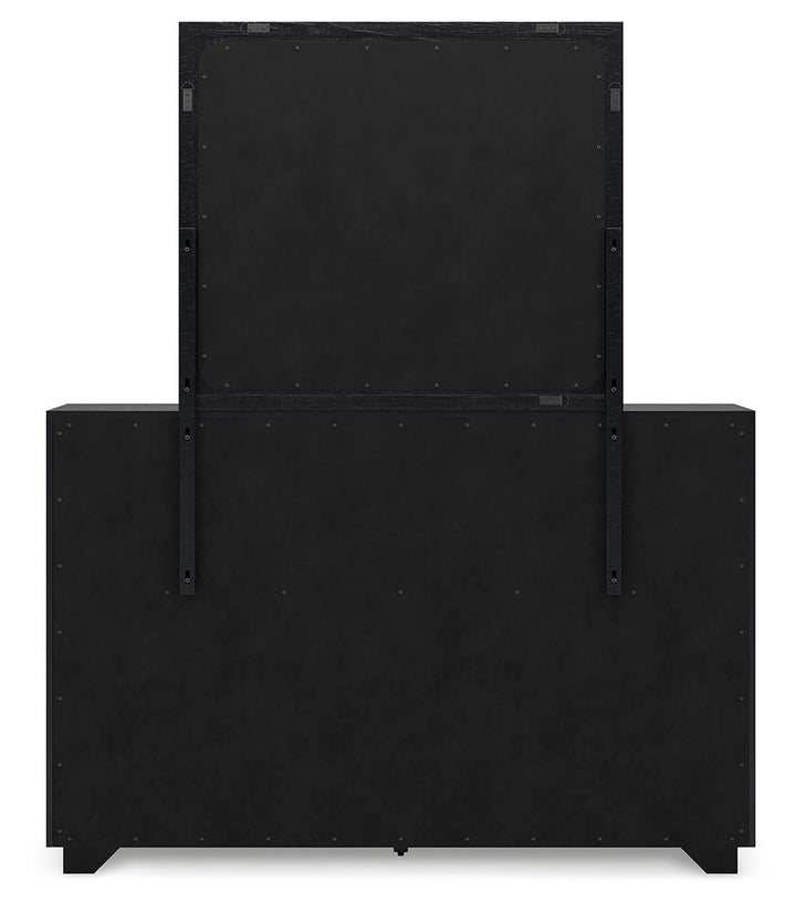 Londer - Black - Dresser And Mirror