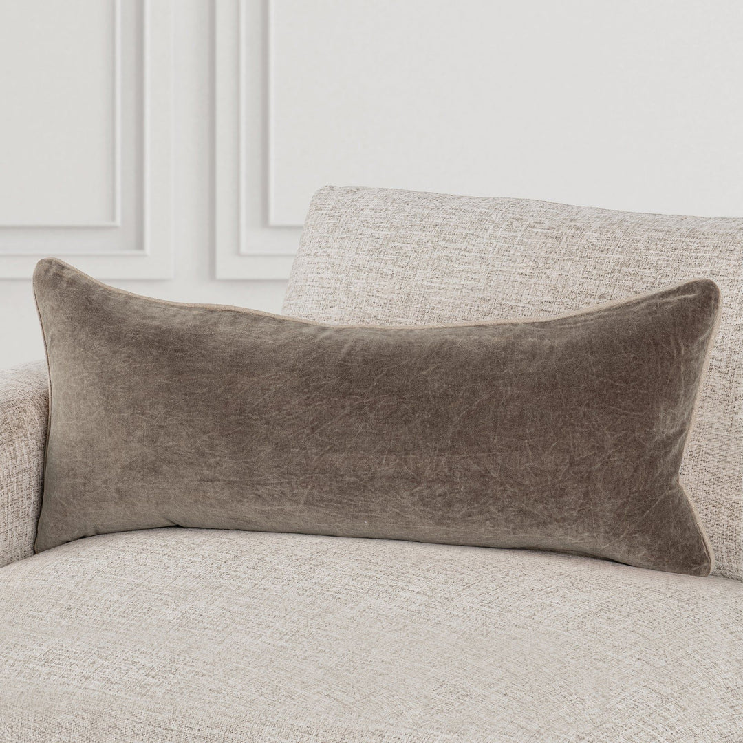 Heirloom - 16" x 36" SLD Velvet Pillow - Desert
