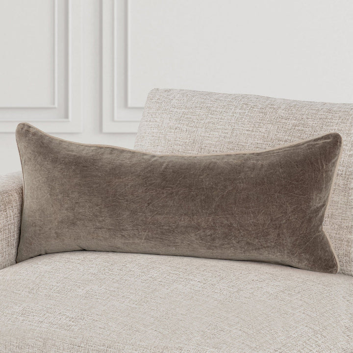 Heirloom - 16" x 36" SLD Velvet Pillow - Desert