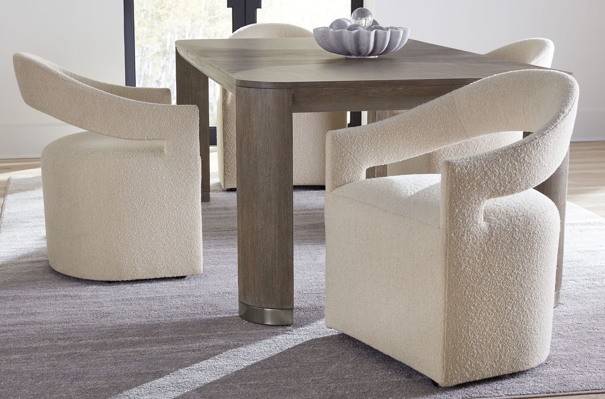 Modern Mood - Leg Dining Table With 1-24in Leaf