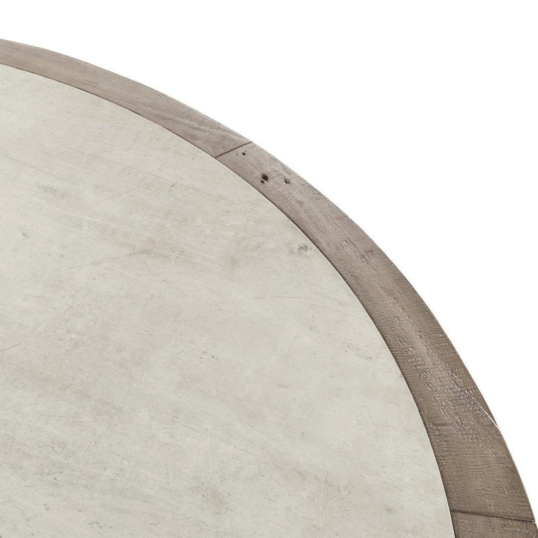 Vincent - Round Dining Table - Distressed Gray