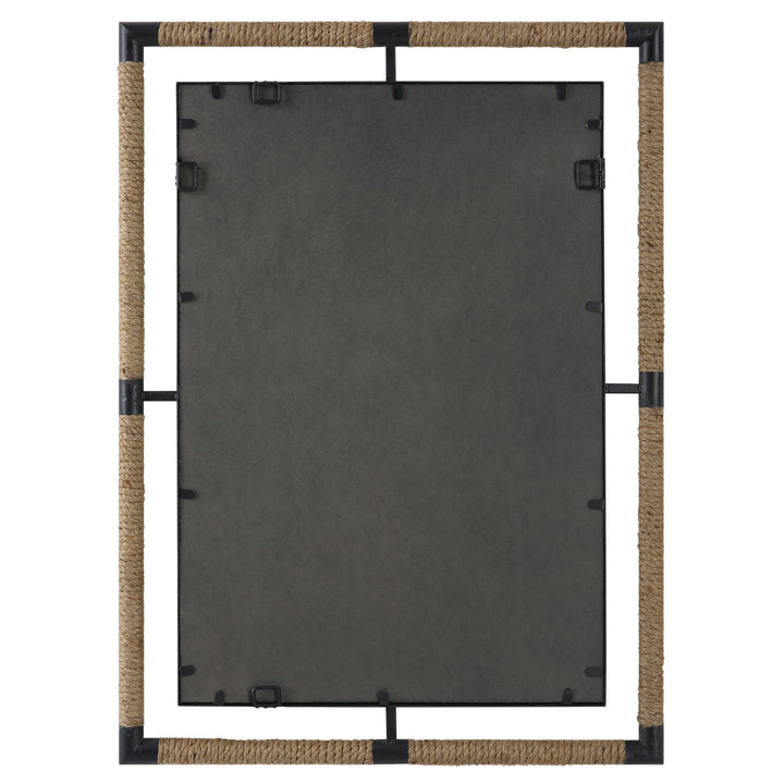 Melville - Iron & Rope Mirror - Light Brown