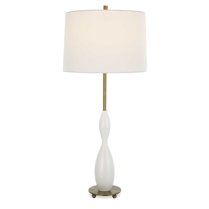 Annora - Glossy Table Lamp - White