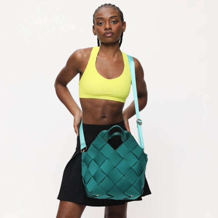 Resilience - Woven Neoprene Tote: Chocolate