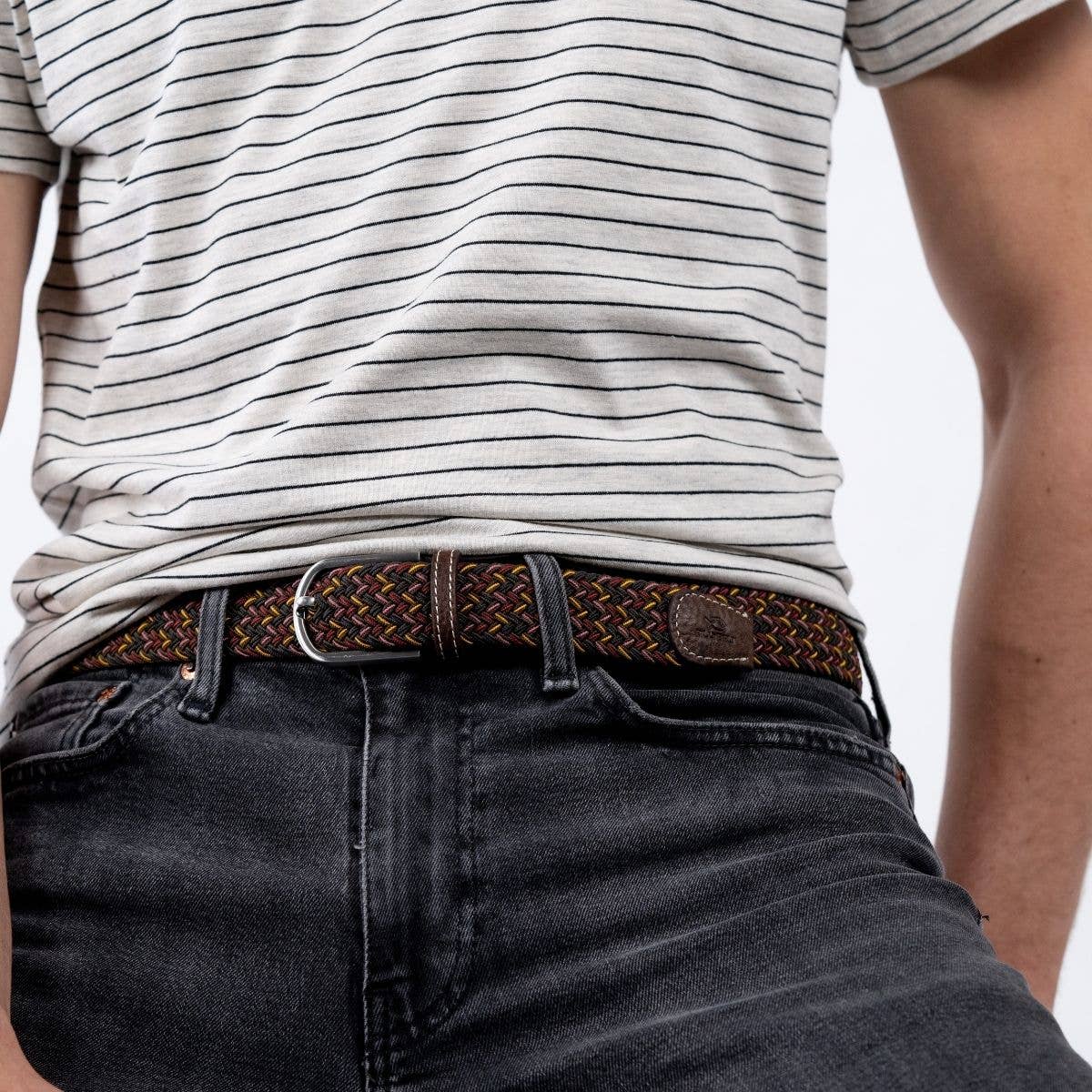 Caracas elastic braided belt: Size 2