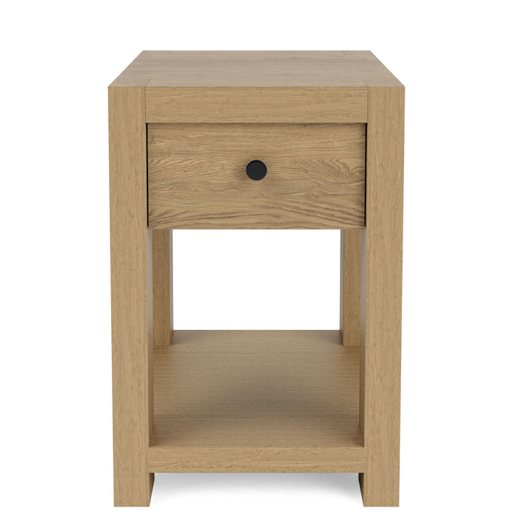 Davie - Chairside Table - Light Brown