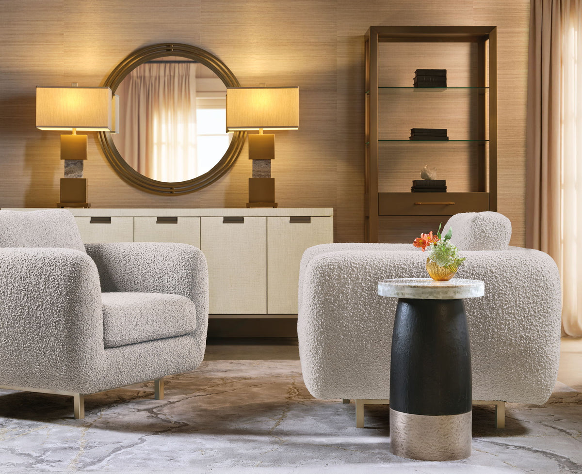 Chapman - Martini Table - Black / Silver