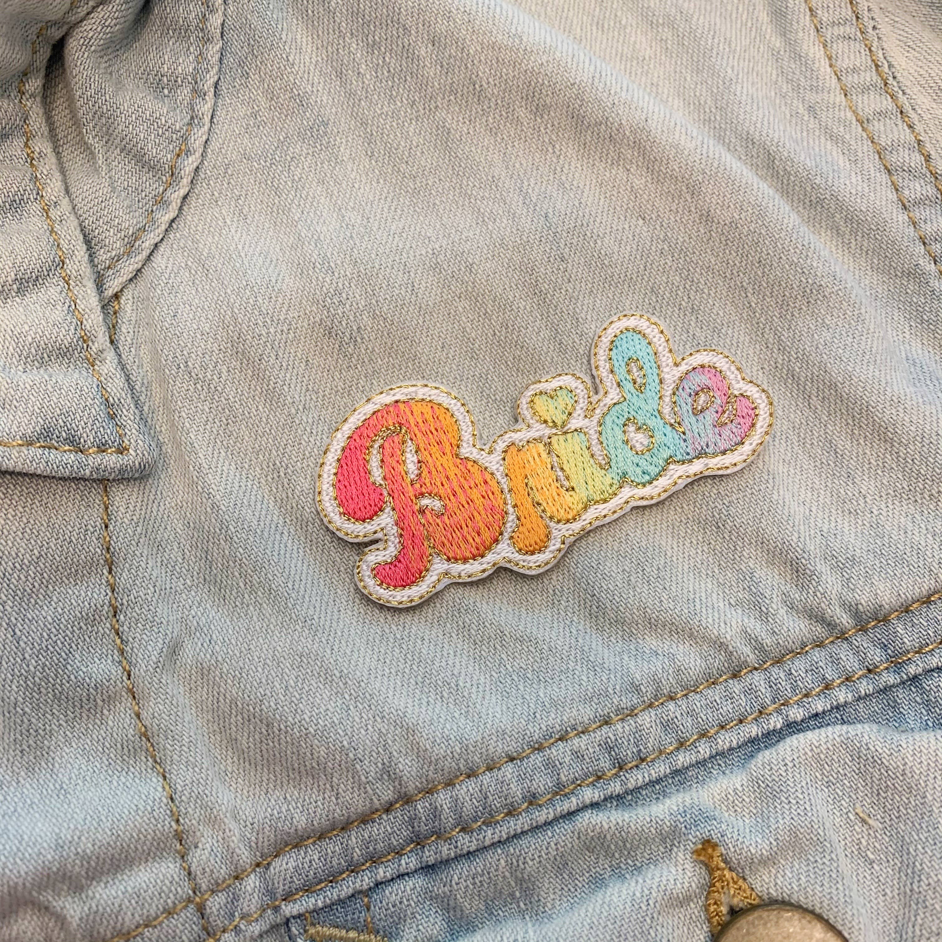LGBTQ Rainbow Bride Patch