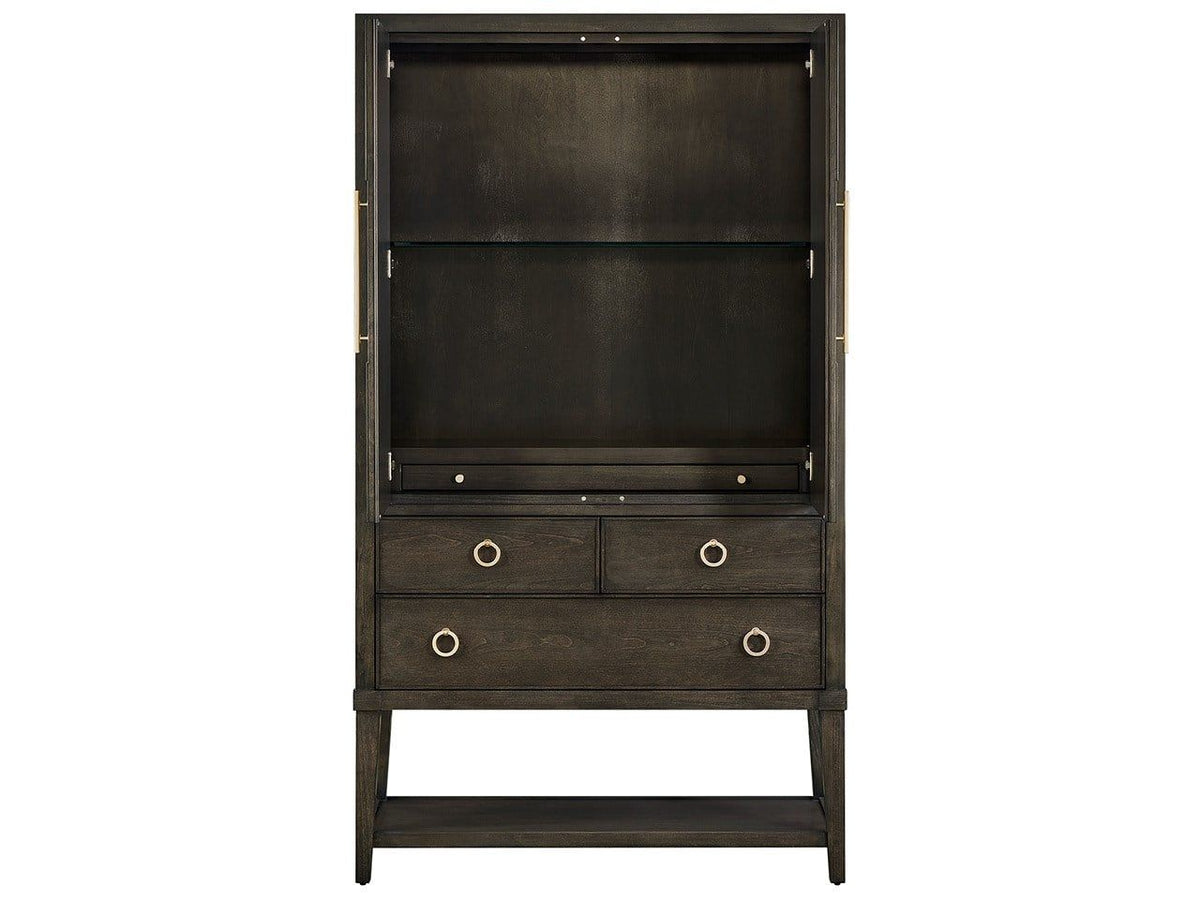Fenwick - Bar Cabinet - Dark Brown