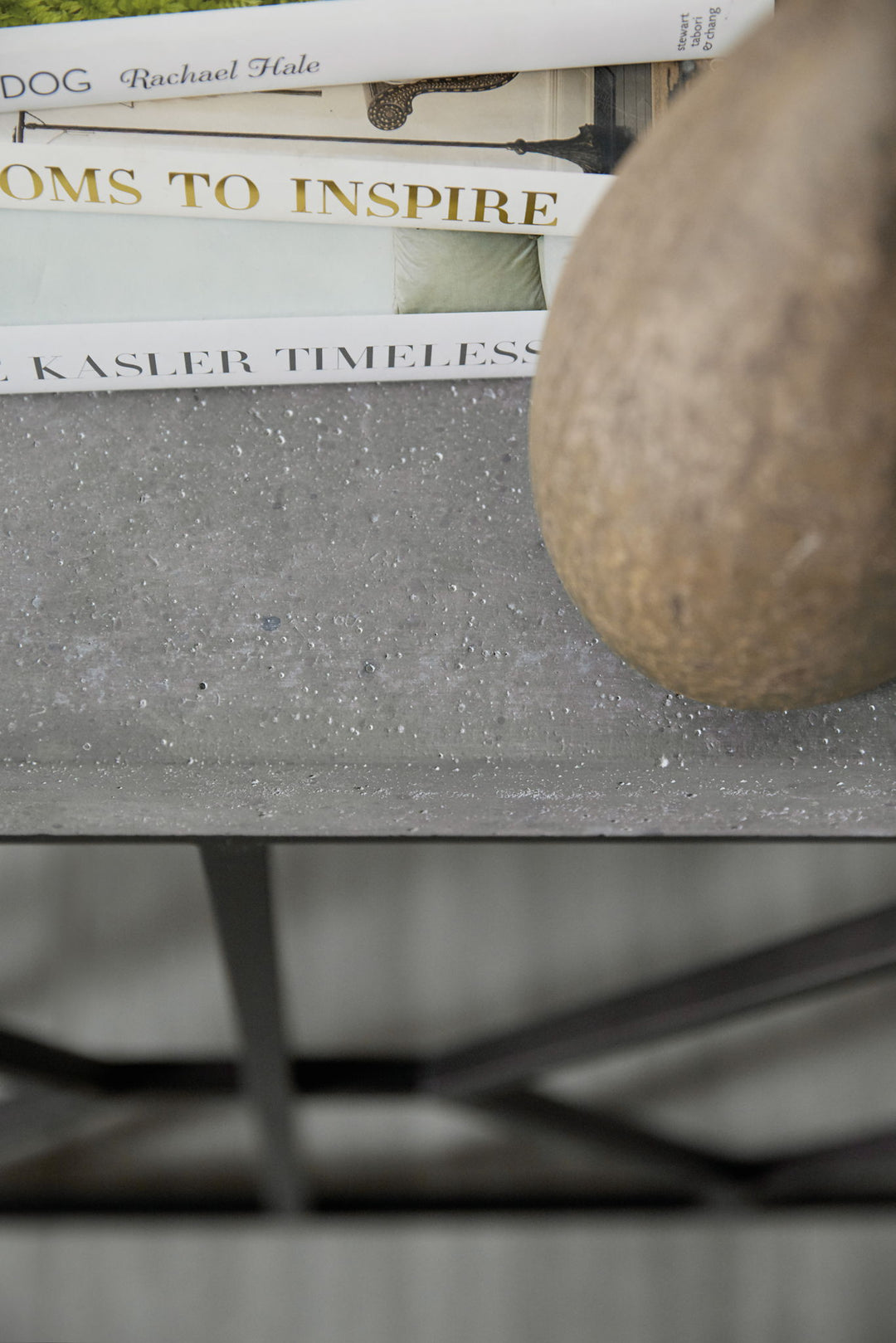 Ciao Bella - Metal And Concrete Console Table