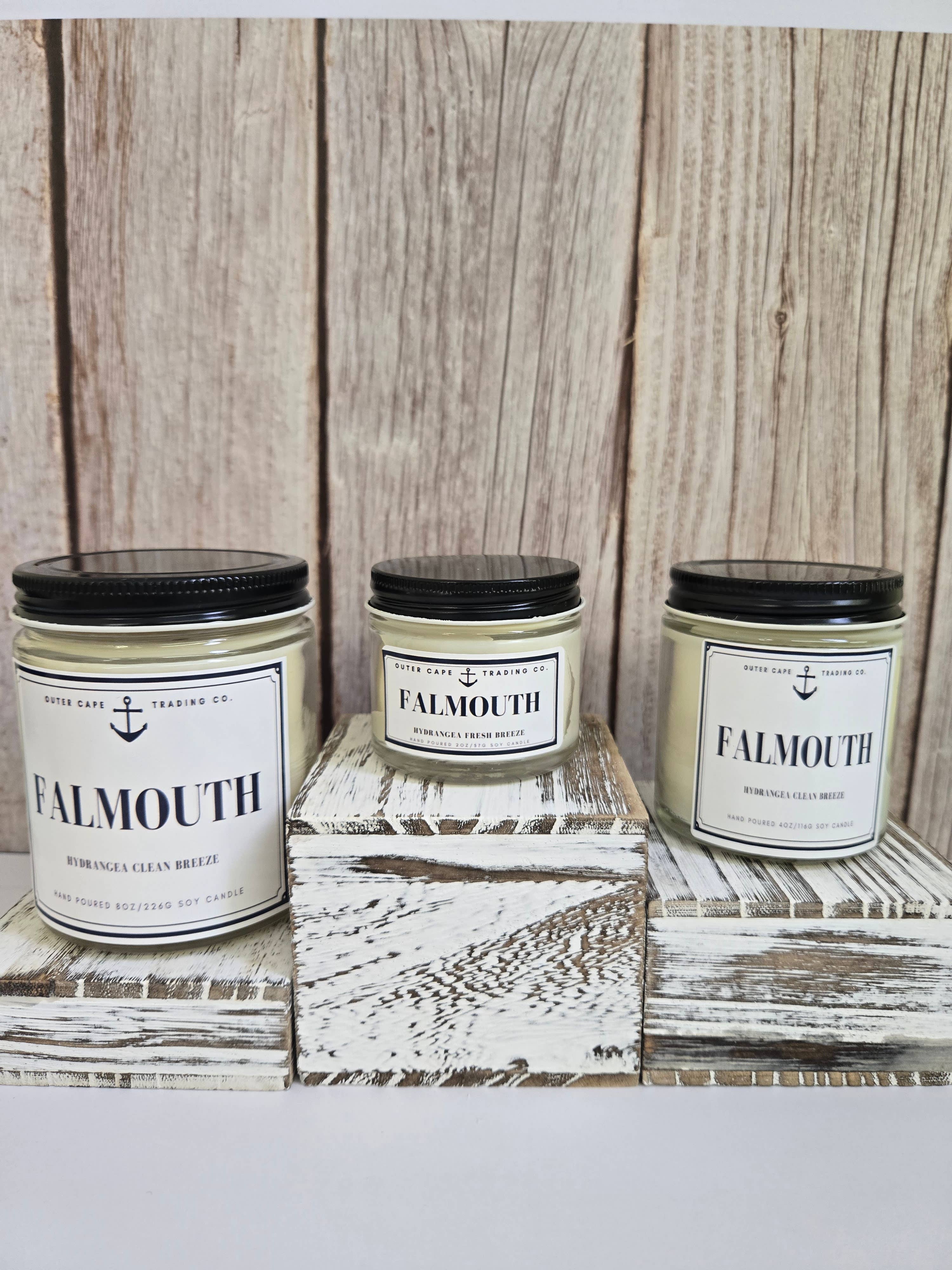 Falmouth Cape Cod Soy Wax Crackling Wooden Wick Candle Fallen Leaves Soy Wax Crackling Wooden Wick  bulk wholesale  : 8oz