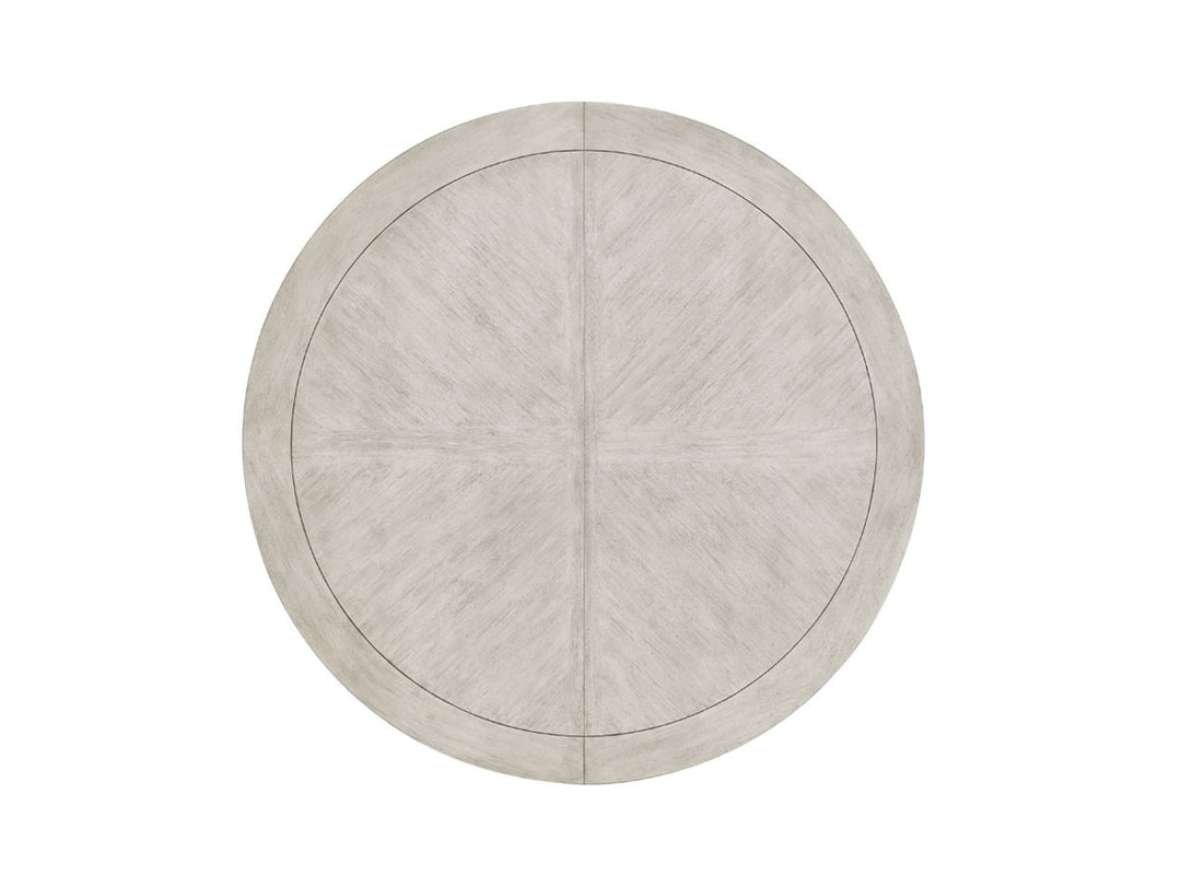 Oyster Bay - Calerton Round Dining Table - Pearl Silver