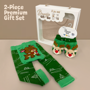 Reindeer 2-Pc Boogie Toes & Tight Baby Gift Set Up to 18M: 6-12 Months