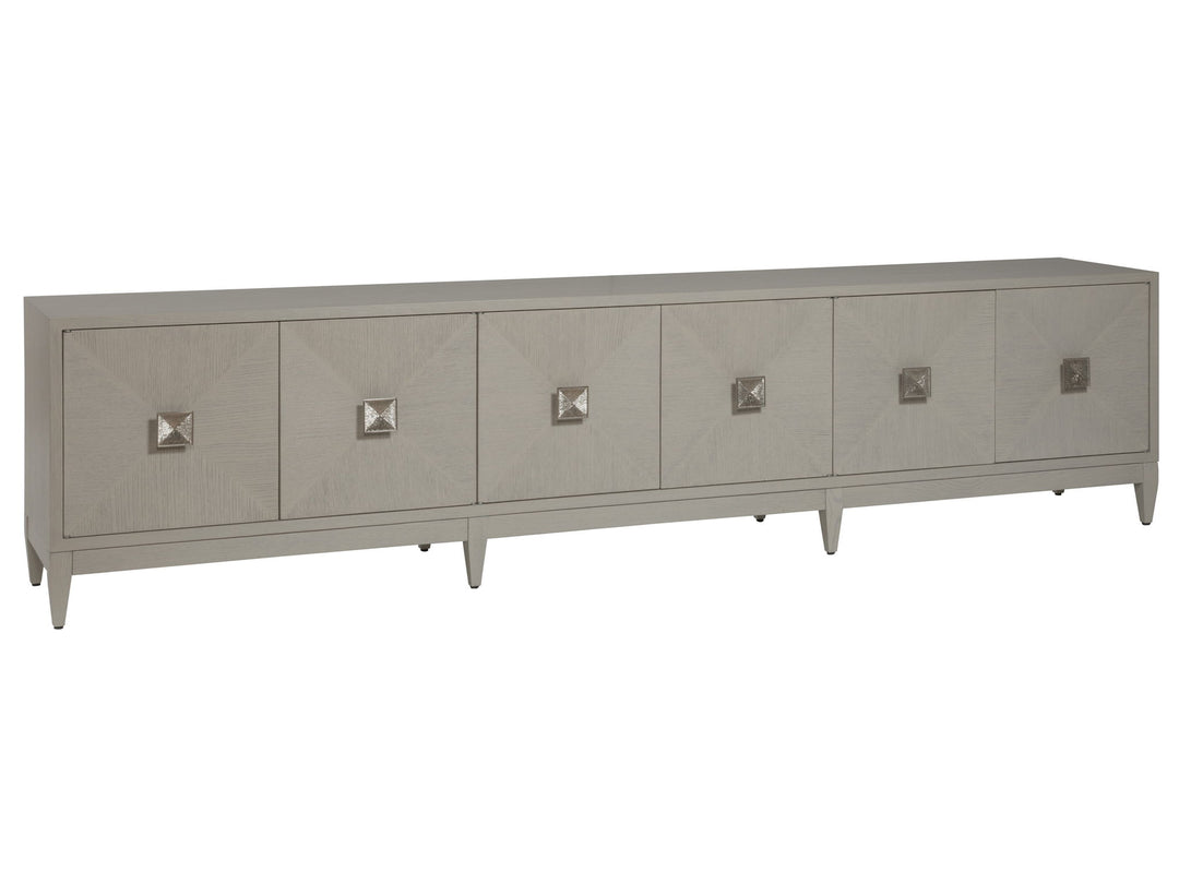 Signature Designs - Logan Convertible Long Media Console/Buffet - Gray