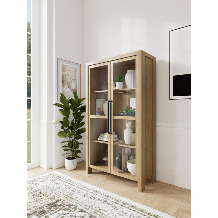 Davie - Display Cabinet - Light Brown