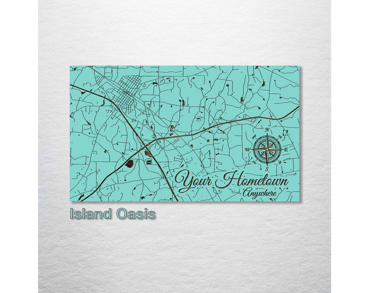Custom: Existing Map: Large (22.5" x 38") / Lunar Surface