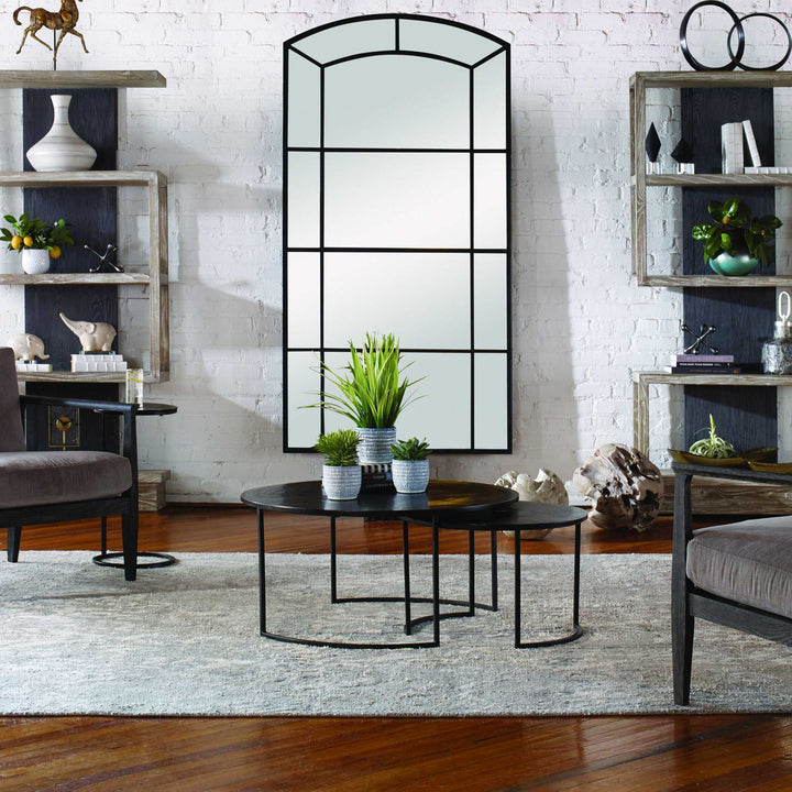 Barnette - Modern Nesting Coffee Tables (Set of 2) - Black
