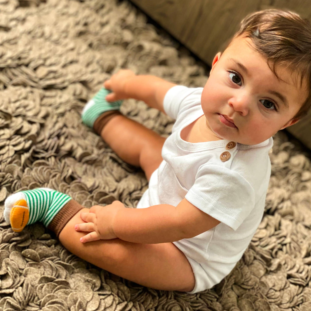Football Boogie Toes Rattle Socks: 1 - 2 Y