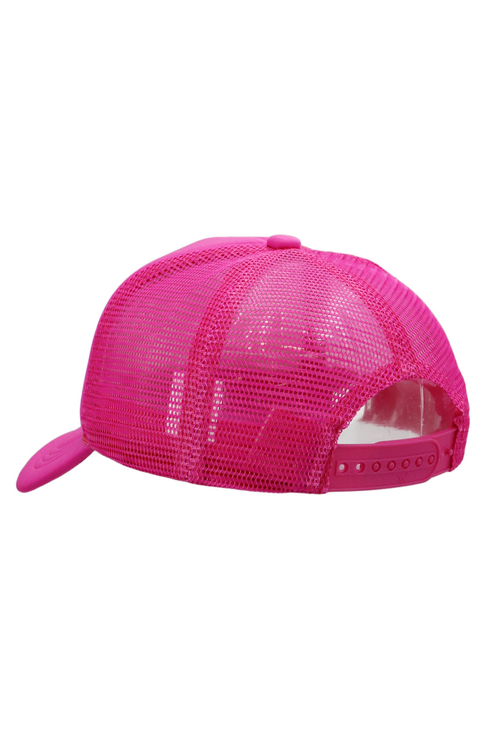 Kids Five Panel Sponge Padded Trucker Hat: BLACK / ONE SIZE