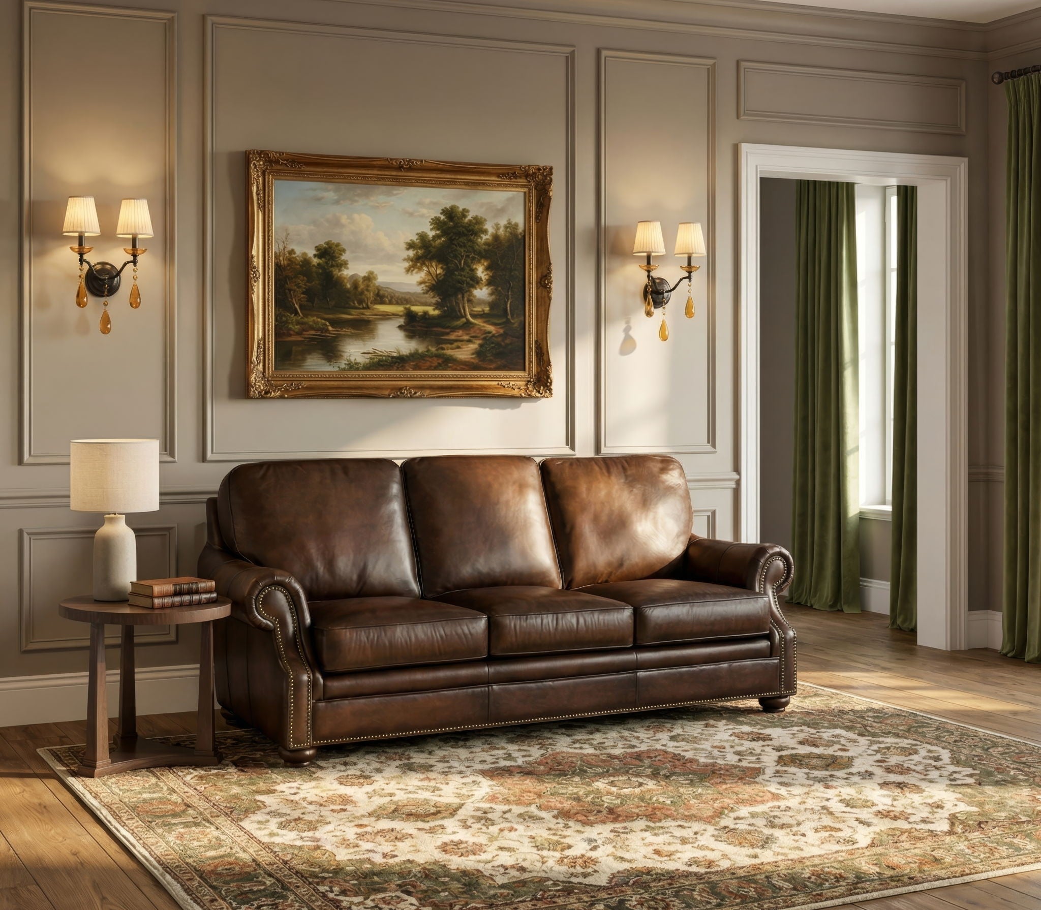SS - Montgomery Sofa - Dark Brown