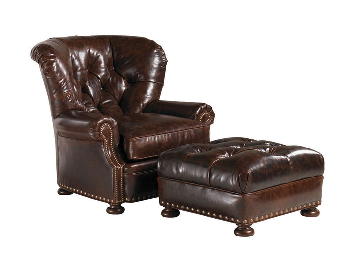 Lexington Leather - Elle Leather Chair - Blue