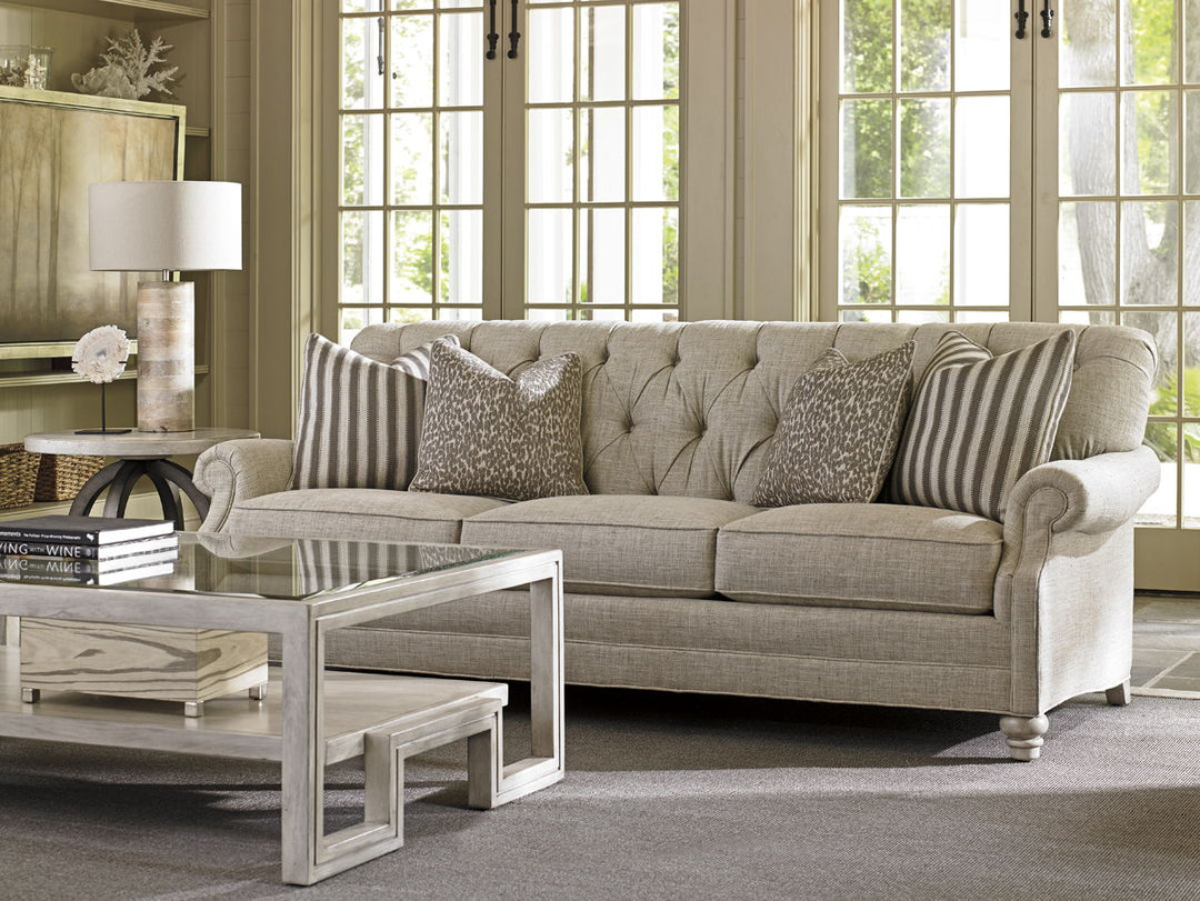 Oyster Bay - Saddlebrook Rectangular Cocktail Table - Pearl Silver