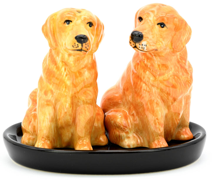 SP9137 SALT AND PEPPER SHAKER Golden Retriever