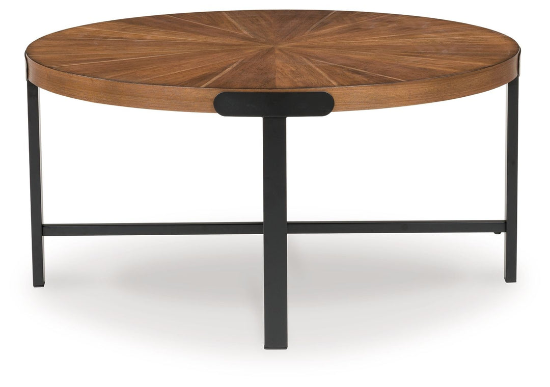 Crosstrail - Brown - Occasional Table Set (Set of 3)