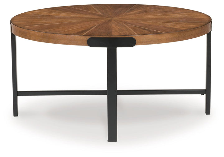 Crosstrail - Brown - Occasional Table Set (Set of 3)