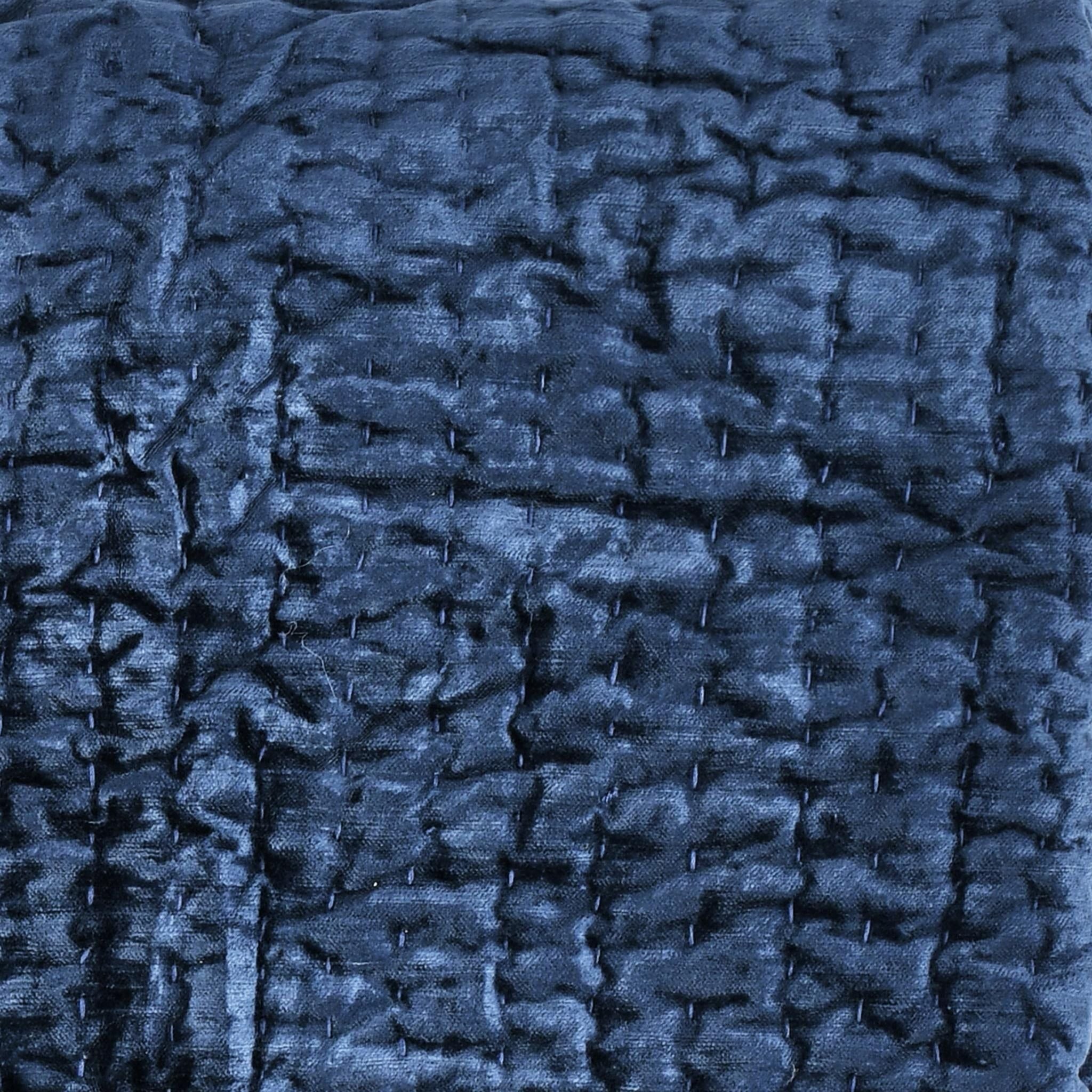 Bari - Velvet Sham - Ocean Blue