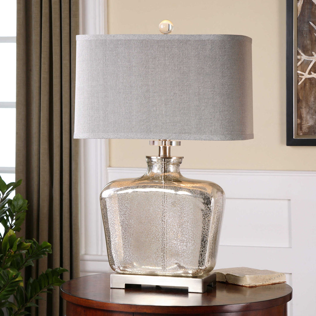 Molinara - Glass Table Lamp - Mercury