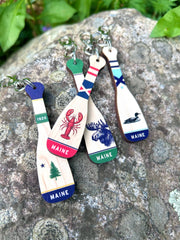 State Paddle Keychains: Style 4