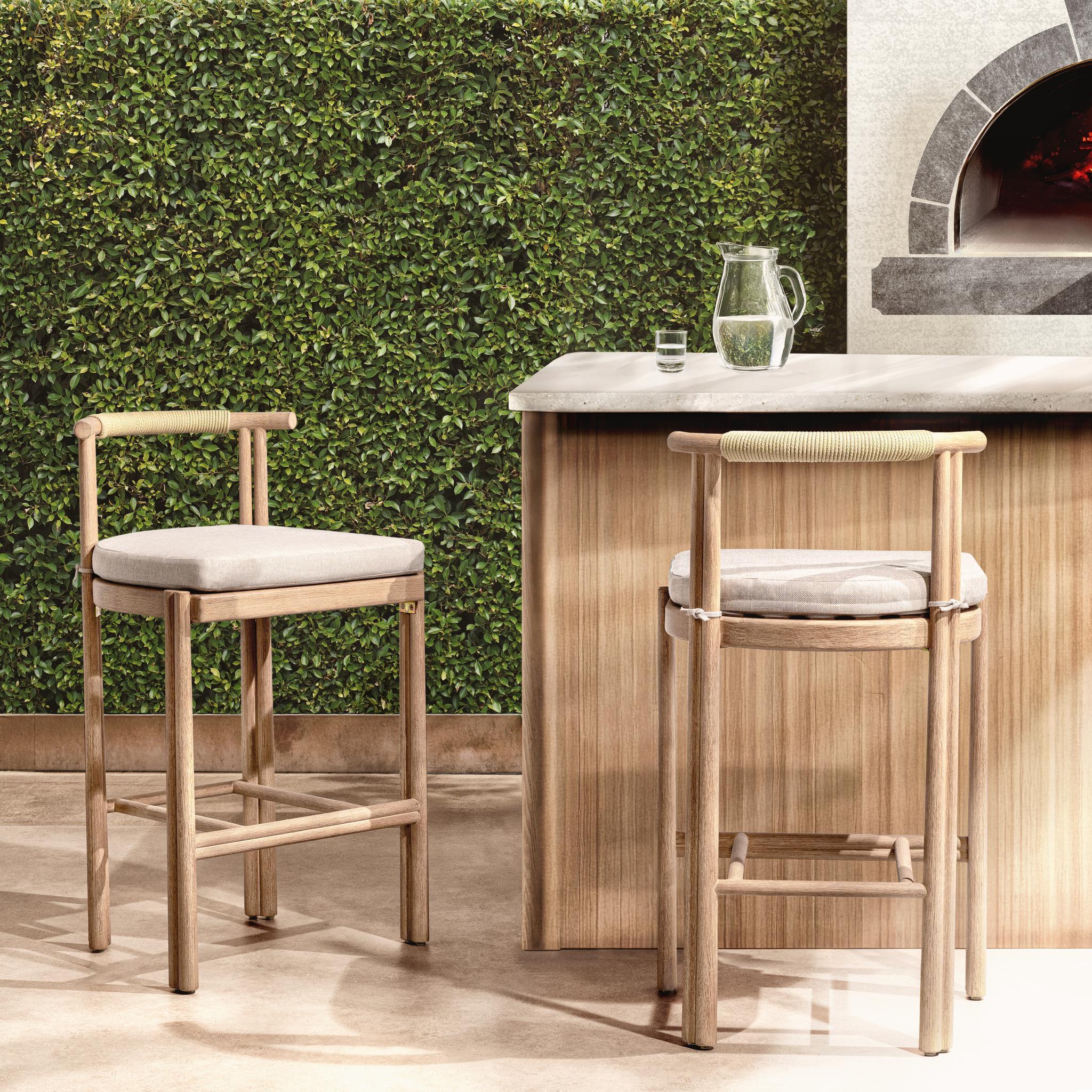 Oliver - Outdoor Armless Stool