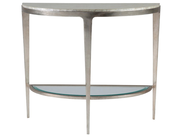 Signature Designs - Gravitas Console - Pearl Silver